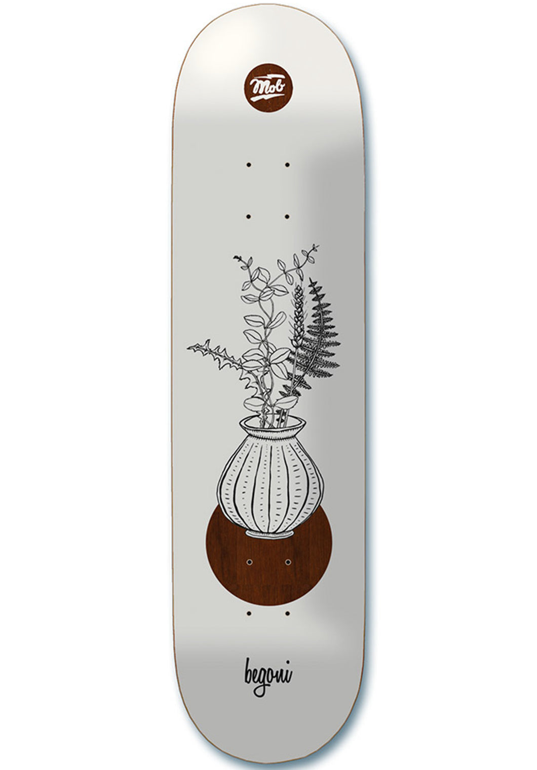 x Begoni Vase beige-brown Vorderansicht