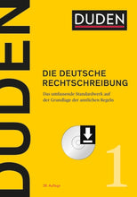 Load image into Gallery viewer, Duden - Die deutsche Rechtschreibung: Das umfassende Standardwerk auf der Grundlage der aktuellen amtlichen Regeln